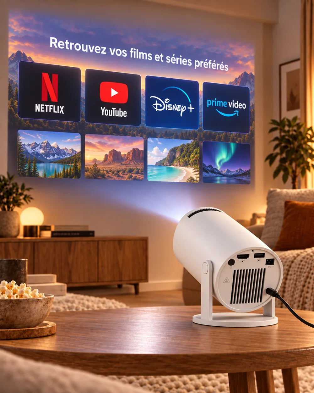 ProjektorLand luma-compact — films et séries sur grand écran