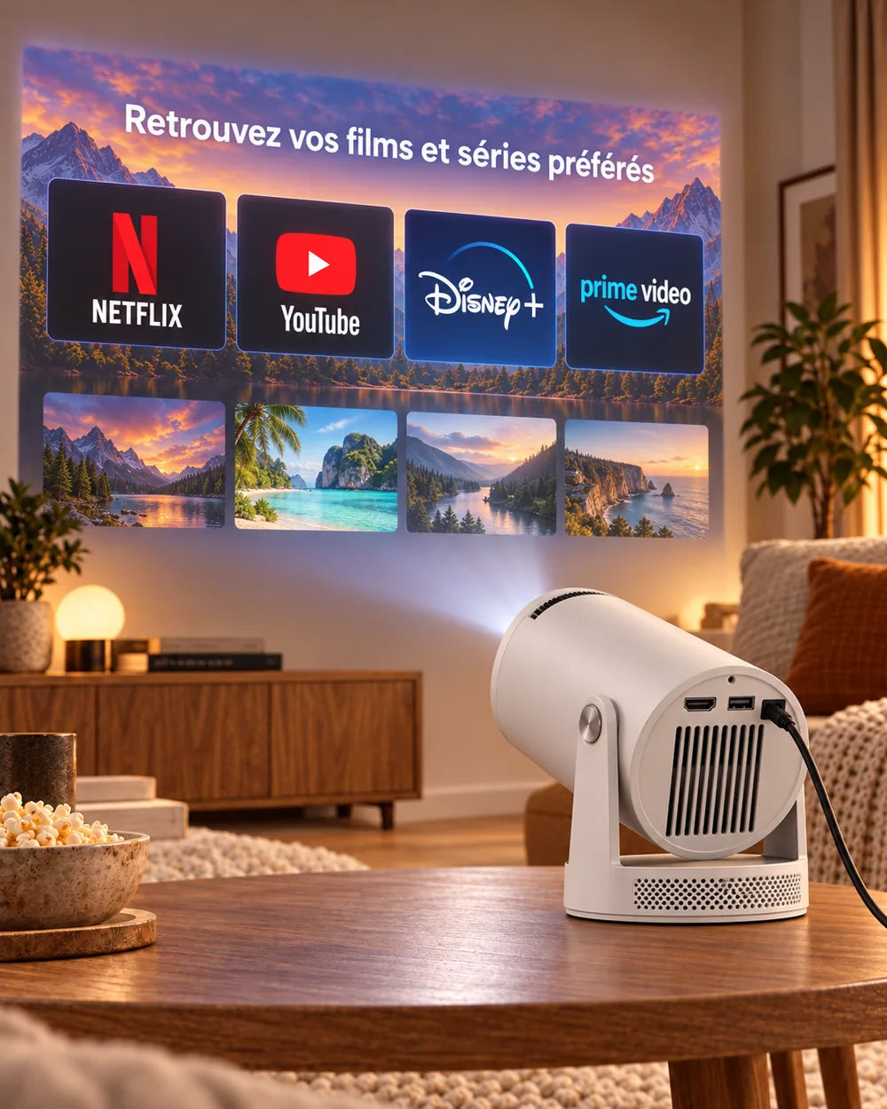 ProjektorLand Luma Pro — films et séries sur grand écran