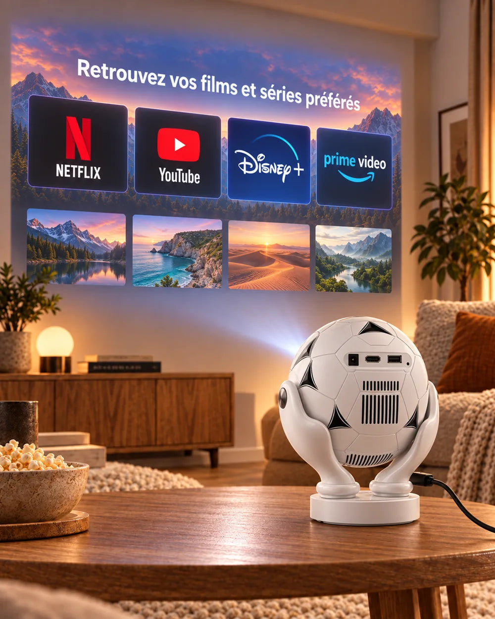 ProjektorLand orbit-pro — films et séries sur grand écran