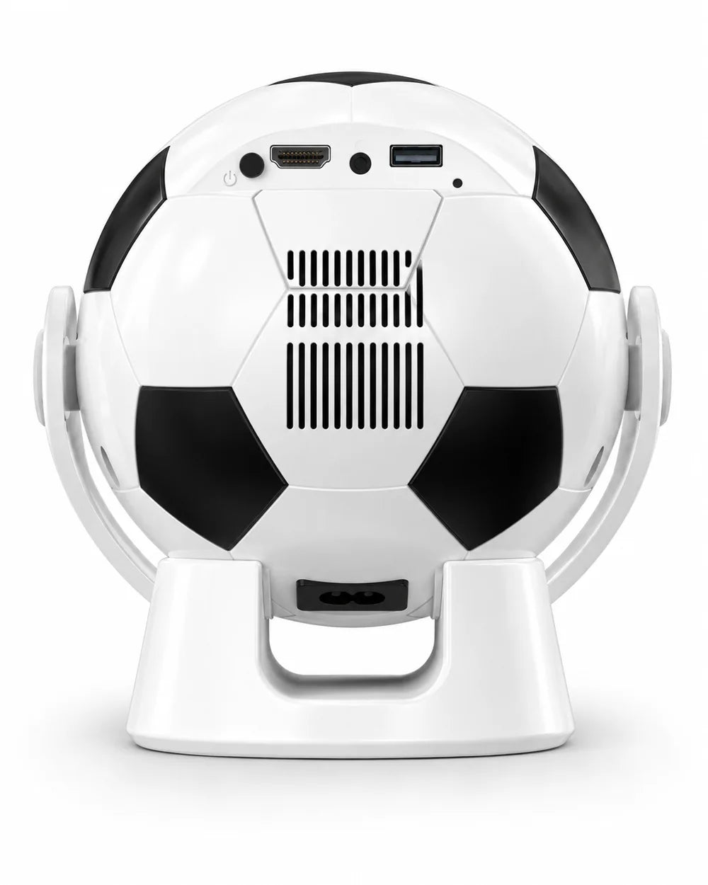 Miniprojektor Projektorland Orbit – 300 ANSI-lumen, Android 14, Wi-Fi, Bluetooth 5.4 och 35–135 tum